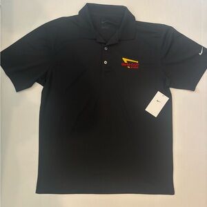 NEW Nike In-N-Out Burger Mens Sz M Black Performance Polo Button